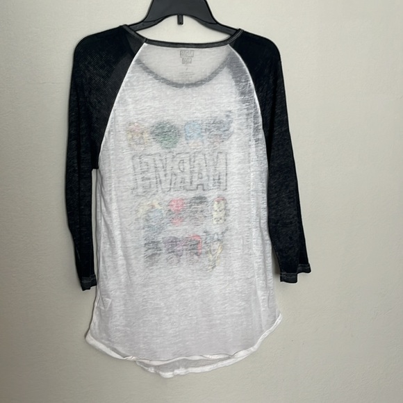 EUC XL MARVEL Baseball tee sheet / see through great for layers or bralette - Picture 3 of 3